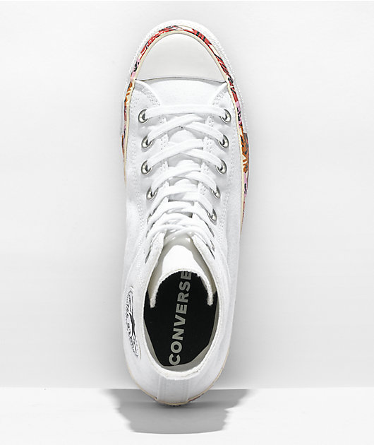 Converse Chuck Taylor All Star Lo-Fi Jungle White High Top Shoes