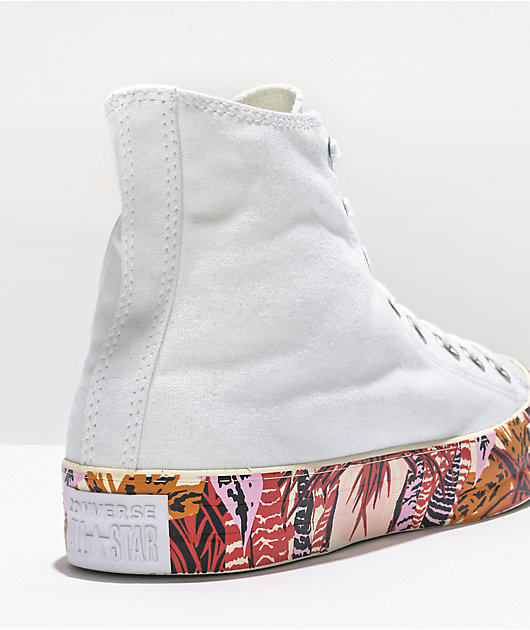 Converse Chuck Taylor All Star Lo-Fi Jungle White High Top Shoes