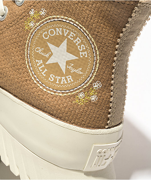 Converse Chuck Taylor All Star Lugged  Autumn Embroidery Shoes