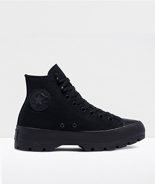 Converse Chuck Taylor All Star Lugged Black High Top Shoes
