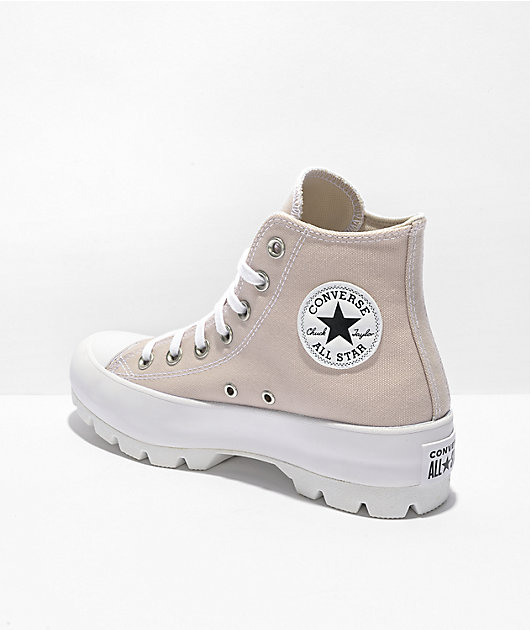 Converse chuck taylor sales lugged beige