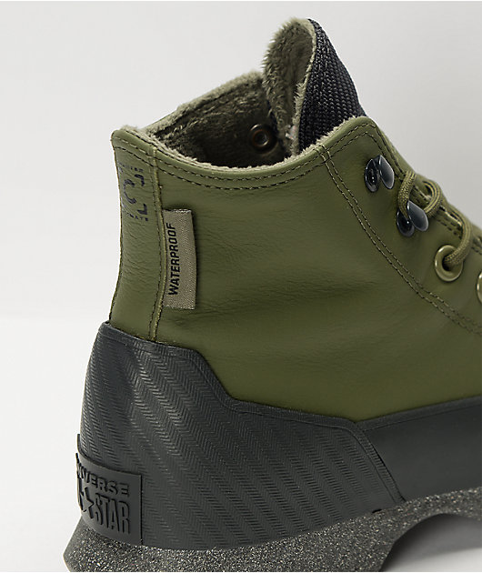 Converse Chuck Taylor All Star Lugged Winter 2.0 Olive & Black High Shoes | Zumiez