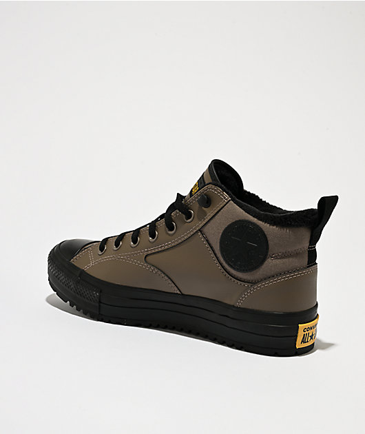 Converse Chuck Taylor All Star Malden Mid Classic Taupe & Black Street Boots