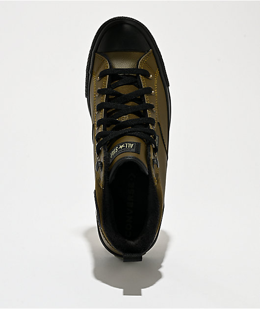 Converse Chuck Taylor All Star Malden Mid Surplus Olive & Black Street Boots