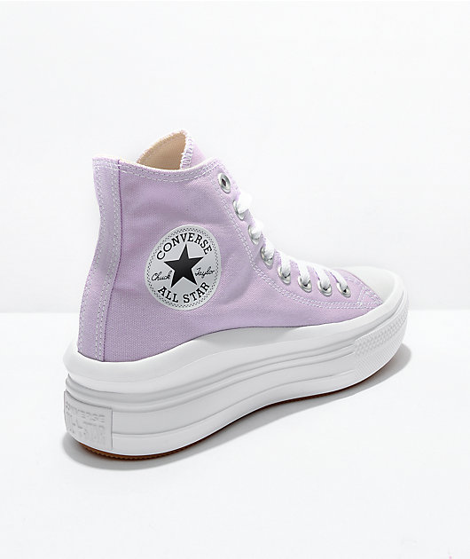 platform converse high top purple