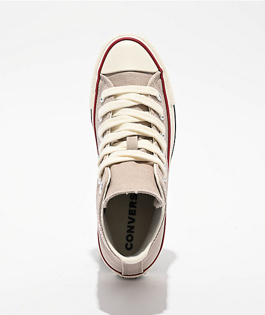 Converse Chuck Taylor All Star Papyrus, Egret, & Midnight Navy High Top Shoes