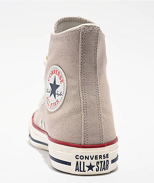 Converse Chuck Taylor All Star Papyrus, Egret, & Midnight Navy High Top Shoes