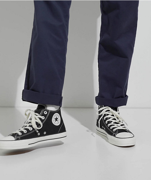 Converse Chuck Taylor All Star Pro Much Love Black & Red High Top Skate Shoes - Size 5 1/2 - Black - Skate Shoes at Zumiez