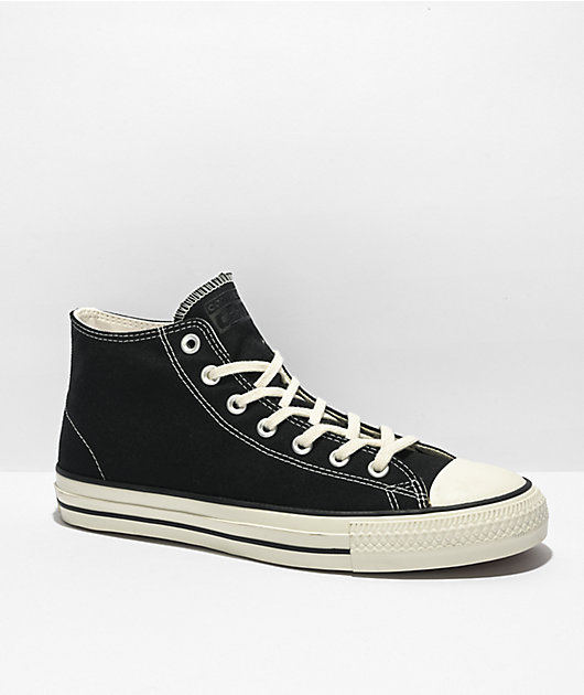 Converse Taylor All Star Black Mid Skate Shoes