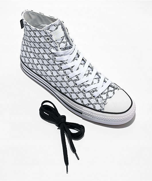 Converse white sale white black