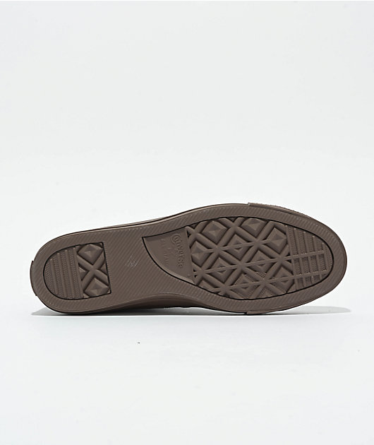 Converse Chuck Taylor All Star Pro Hi Fresh Brew & Brown Suede Skate Shoes
