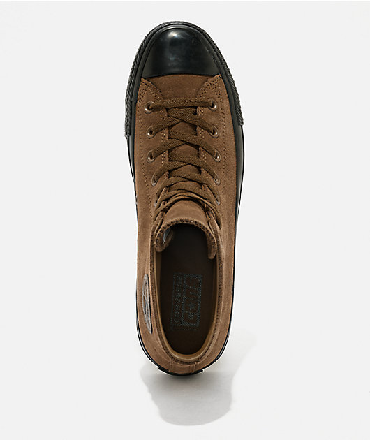 Converse Chuck Taylor All Star Pro Hi Grounded & Black Suede Skate