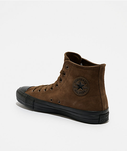 Converse Chuck Taylor All Star Pro Hi Grounded & Black Suede Skate