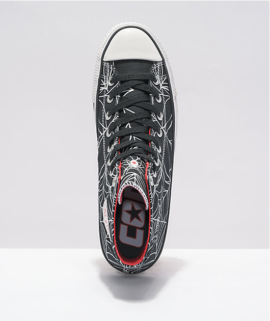 Converse Chuck Taylor All Star Pro Spiderweb Black & White Skate Shoes