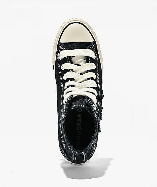 Converse Chuck Taylor All Star Starstruck Distressed Black High Top Shoes