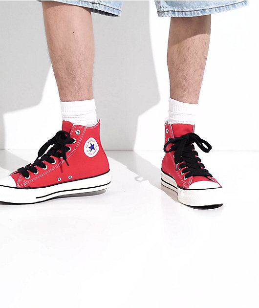 Converse Chuck Taylor All Star Throwback Red & White High Top