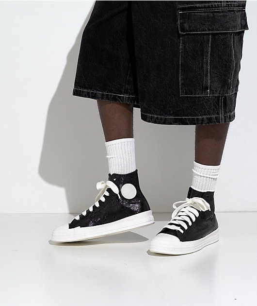 Converse Chuck Taylor All Star Throwback Vintage Black High Top Shoes video