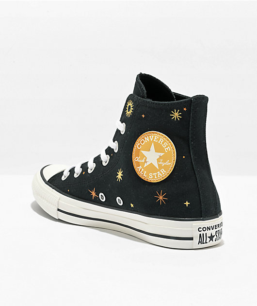 Converse Chuck Taylor All Star Hi Boho Embroidery Sneaker - Black