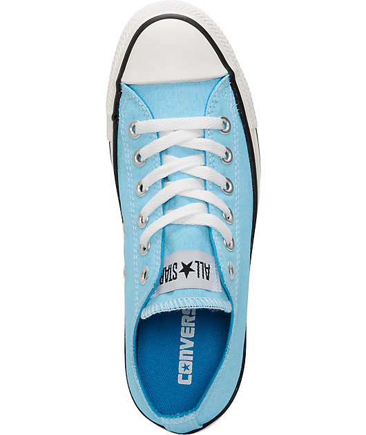 neon blue converse