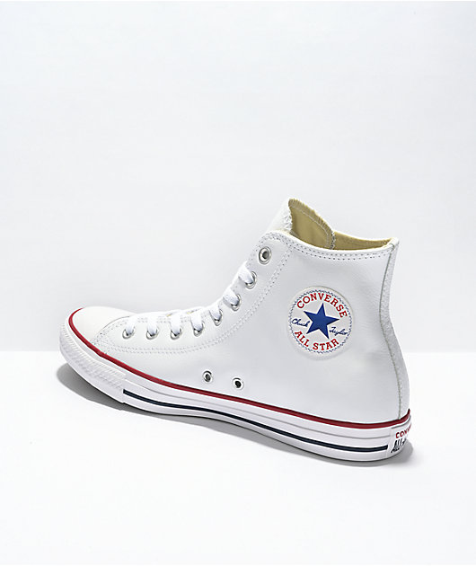 Converse Chuck Taylor All Star White Leather High Top