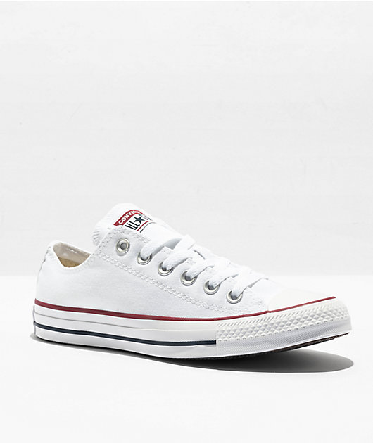 chuck taylor white low cut