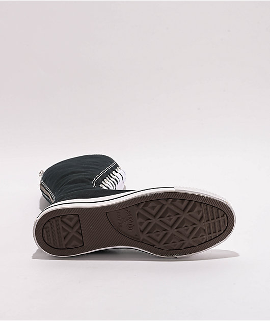 Converse Chuck Taylor All Star XXHi Black & White Knee High Shoes