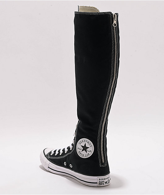 Converse Chuck Taylor All Star XXHi Black & White Knee High Shoes