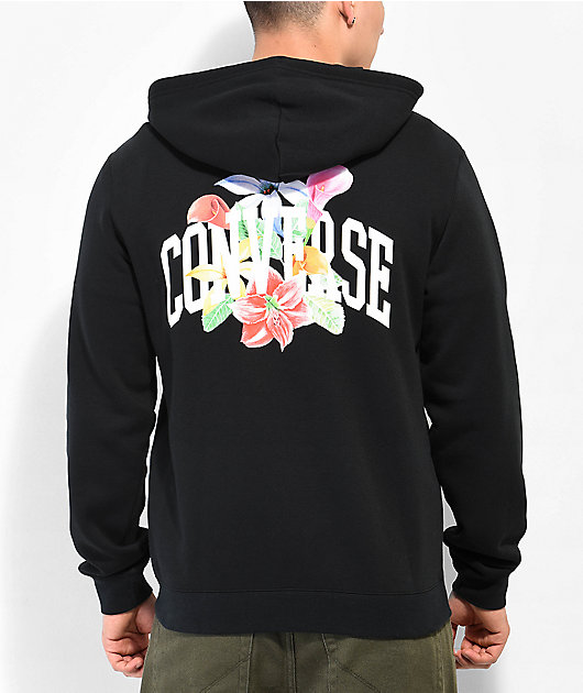 Contrasting Hole Flowers Sweatshirt – FanFreakz