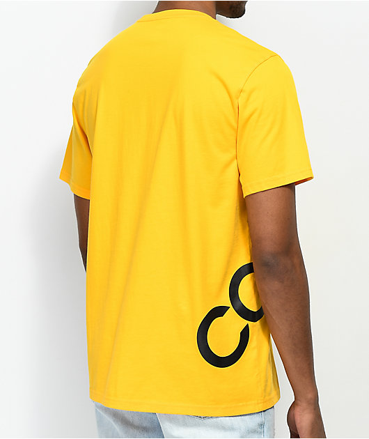 university gold shirt mens