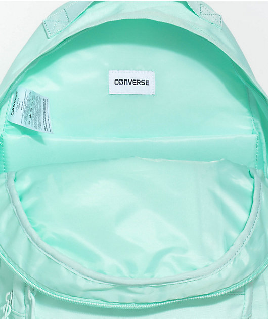converse mint green backpack
