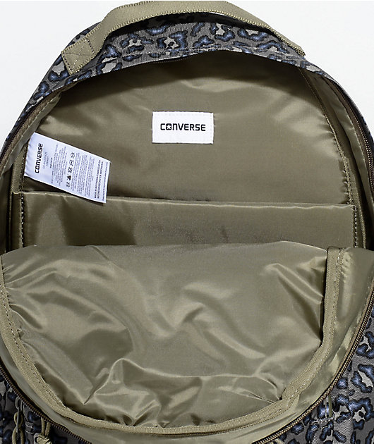 converse leopard print backpack