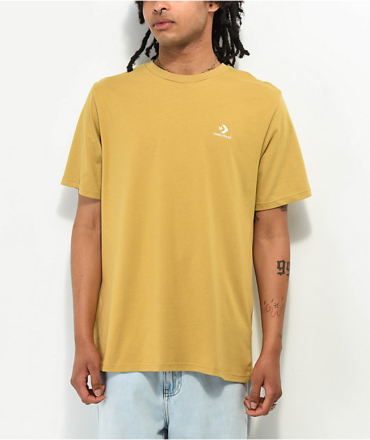 Converse Go To Embroidered Star Yellow T Shirt Zumiez