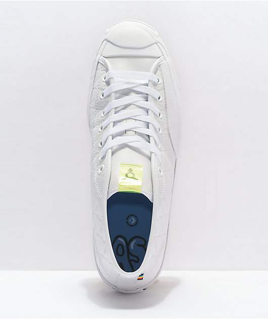 Converse JP Pro Mid Sablone Pride White Skate Shoes Zumiez