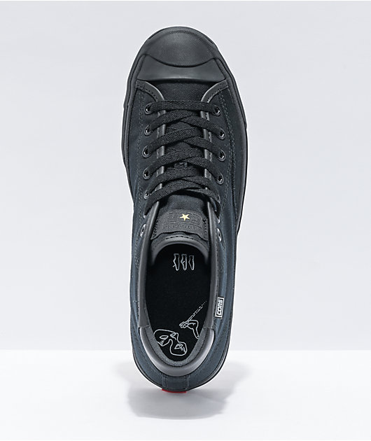 converse jack purcell all black