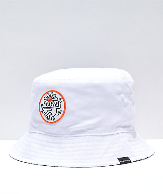 converse x keith haring reversible bucket hat