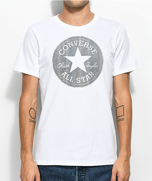 converse white t shirt