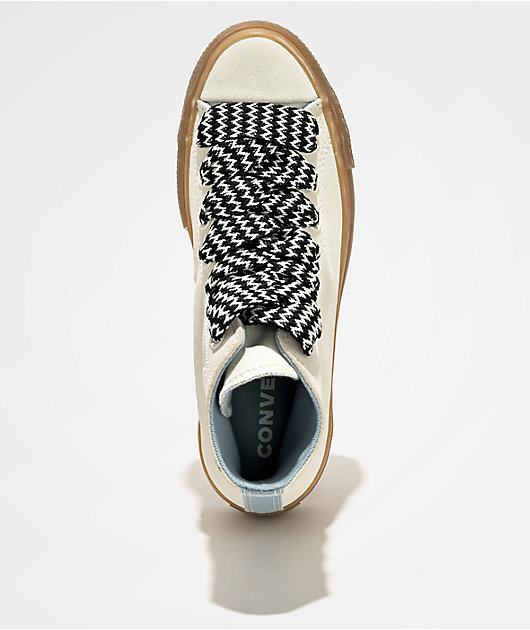 Converse Lift Vintage White Gum Platform Shoes Zumiez