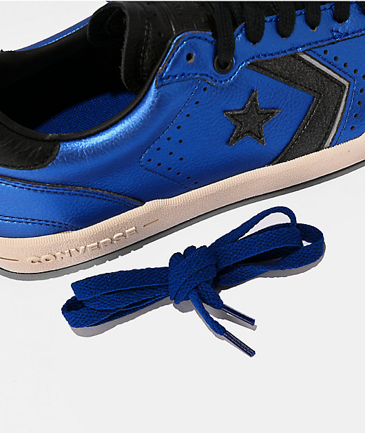 Converse Louie Lopez Pro 2 Blue & Silver Skate Shoes | Zumiez
