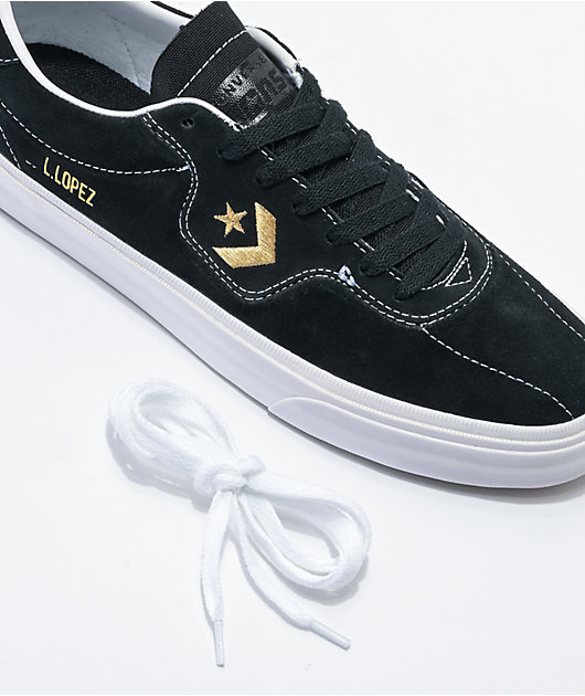 black and gold converse shoes
