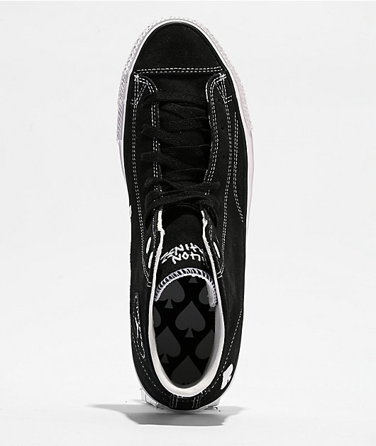 Converse Milton Martinez Chuck Taylor All Star Pro Black Suede Skate Shoes