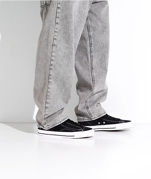 Converse Milton Martinez Chuck Taylor All Star Pro Black Suede Skate Shoes video