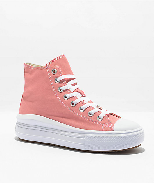 Converse Move Lawn Flamingo Pink Platform Sneaker Zumiez