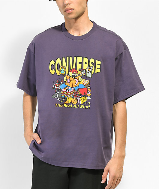 Converse Novelty Store Purple T-Shirt