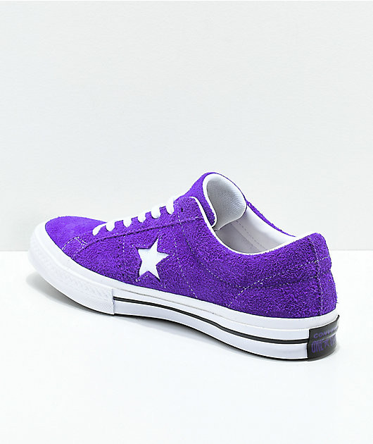 Converse One Star Court Purple, White 