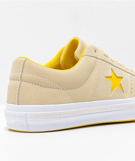 converse one star amarillos
