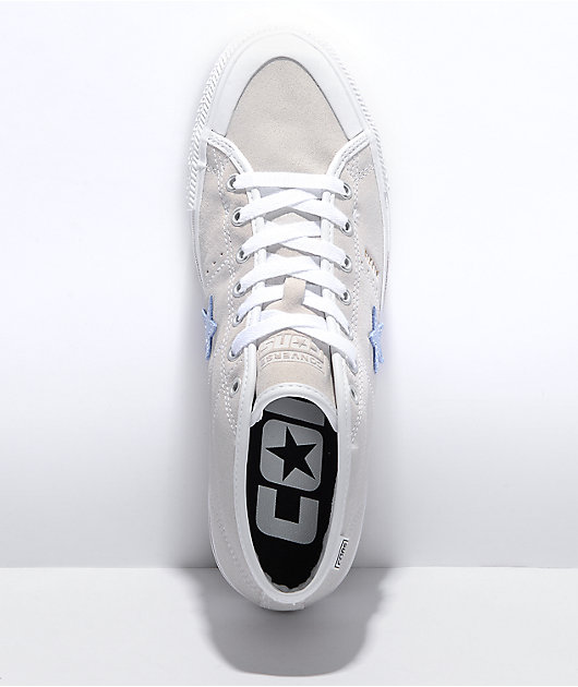 Converse One Star Pro Alexis zapatos de skate medianos blancos