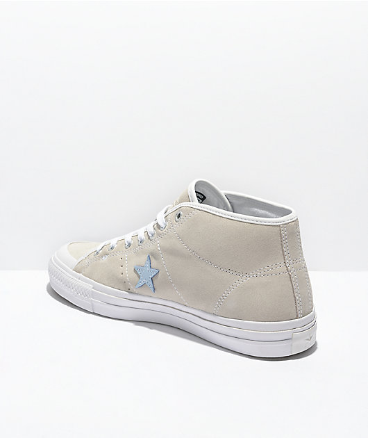 Converse One Star Pro Alexis zapatos de skate medianos blancos