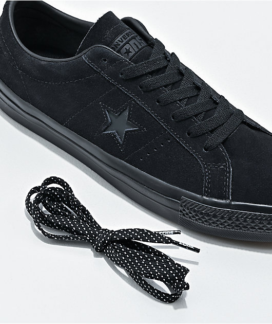 Converse One Star Pro Black Suede Skate 