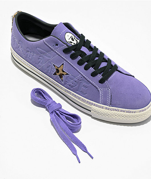 Converse One Star Pro Sean Pablo Lilac Suede Skate Shoes