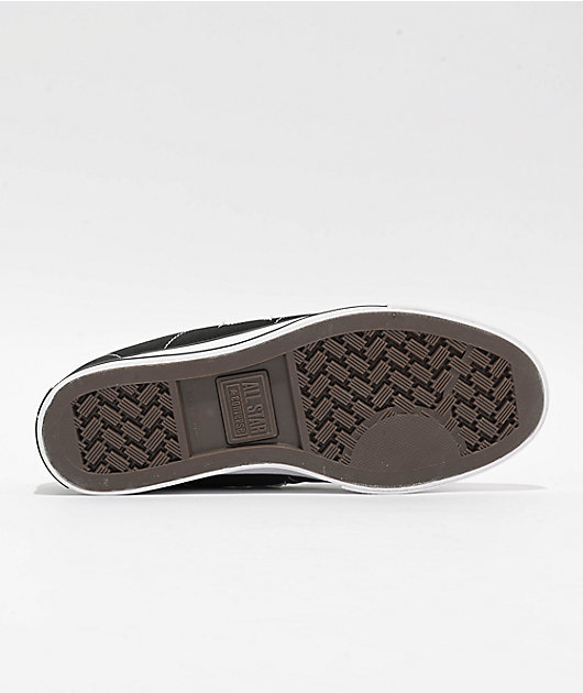 Converse One Star Puffed Black & White Skate Shoes | Zumiez